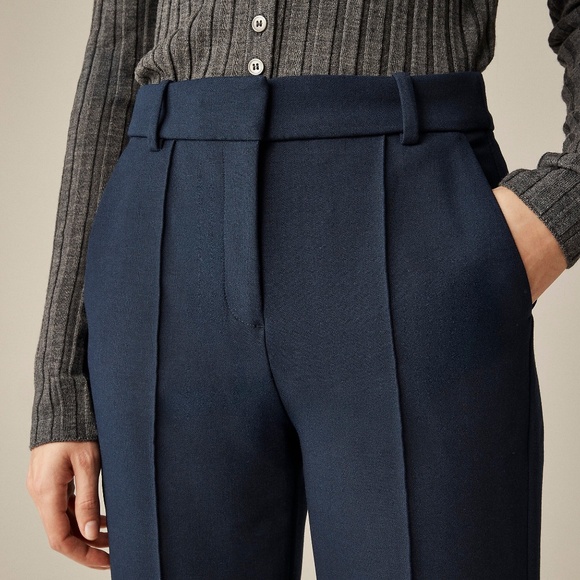 J. Crew Navy Blue Natalia Dress Pants in Four Season Stretch - 6 - Picture 6 of 7